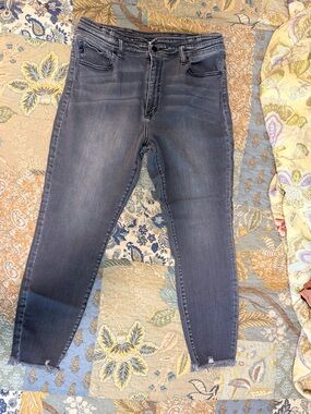 KanCan Faded Charcoal High-Rise Skinny Jeans